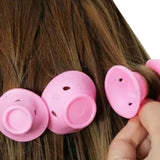 40pcs Set No Heat Hair Curlers Clip DIY Magic Silicone Soft Rollers Care Heatless