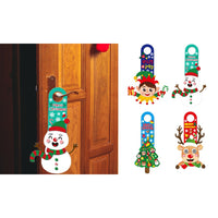 2Pcs Christmas DIY Door Hanger