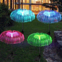 Set of 2Pcs Solar Powered Jellyfish Light