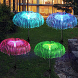 Set of 2Pcs Solar Powered Jellyfish Light