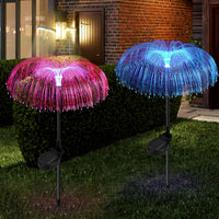 Set of 2Pcs Solar Powered Jellyfish Light