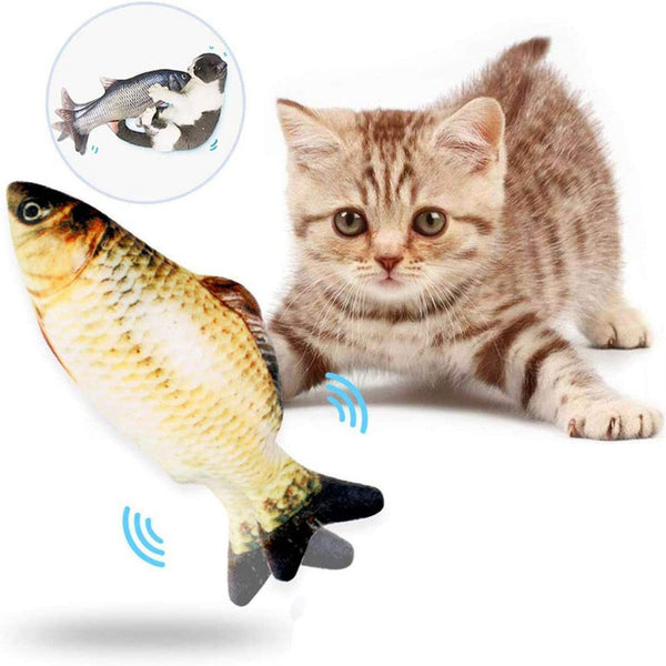 USB Rechargeable Realistic Moving Fish Cat Toys