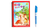 2Pcs Reusable Magic Water Coloring Book with Drawing Pen Painting Book