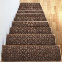 Self-adhesive Cling Non Slip Carpet Stair Treads - Embossed