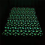 Soft Rectangle Luminous Plush Rug Home Decoration Carpet