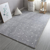 Soft Rectangle Luminous Plush Rug Home Decoration Carpet