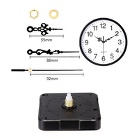 DIY Silent Quartz Clock Movement Mechanism plus Hands Repair Kit