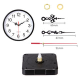 DIY Silent Quartz Clock Movement Mechanism plus Hands Repair Kit