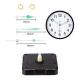 DIY Silent Quartz Clock Movement Mechanism plus Hands Repair Kit