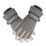 Pair of Women Snow Gloves Ski Gloves Thermal Touch Screen Gloves