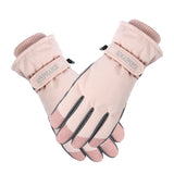 Pair of Women Snow Gloves Ski Gloves Thermal Touch Screen Gloves