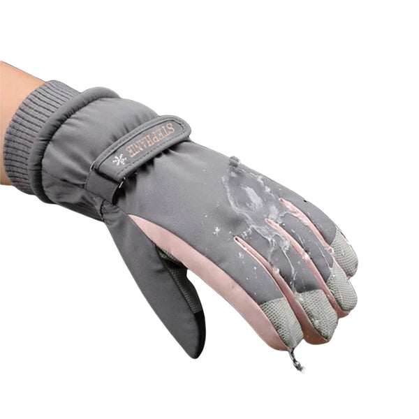 Pair of  Women Snow Gloves Ski Gloves Thermal Touch Screen Gloves