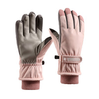 Pair of  Women Snow Gloves Ski Gloves Thermal Touch Screen Gloves