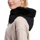 Women Winter Neck Warmer Hat Hooded Ski Snood Scarf Ski Face Mask