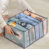 Sheet Quilt Cover Storage Bag Bedding Compartment Finishing Box Household Wardrobe Storage Artifact