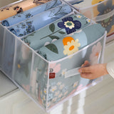 Sheet Quilt Cover Storage Bag Bedding Compartment Finishing Box Household Wardrobe Storage Artifact