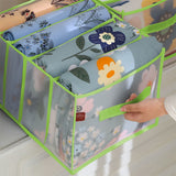 Sheet Quilt Cover Storage Bag Bedding Compartment Finishing Box Household Wardrobe Storage Artifact