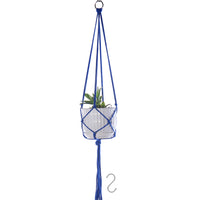 Set of 4pcs Macrame Plant Hangers with 4 Hooks Indoor Outdoor Plant Holder Cotton Hanging Plant Pot Holder for Decoration