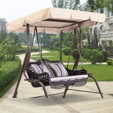 Swing Top Cover Garden Courtyard Water Resistant Outdoor Furniture Dust Shield Balcony Sunshade