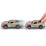 4Pcs Children Pull Back Car Toy Flip Toy Cars Car Model Toys