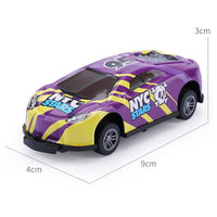 4Pcs Children Pull Back Car Toy Flip Toy Cars Car Model Toys