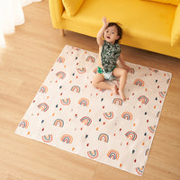 Splat Mat Waterproof Washable for Floor or Table Under Highchairs Art