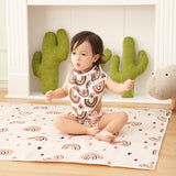 Splat Mat Waterproof Washable for Floor or Table Under Highchairs Art