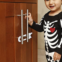 2Pcs Baby Safety Sliding Cabinet Locks Adjustable U Shaped Child Safety Cabinet Latches Door Locks for Home Safety