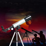 F36050 Telescope Toy for Kids & Beginners 50mm Astronomy Refractor Telescope with Adjustable Tripod