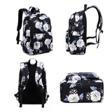 3 Piece School Backpack Lunch Bag Pencil Pouch for Teens