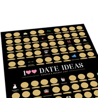 100 Dates Scratch off Bucket List