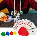 Set of 4pcs Triangle-shaped Hands-free Playing Card Holders Card Game Accessories