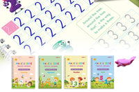 4Pcs Kids Magic Handwriting Copybook