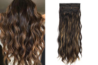 Set of 4Pcs Clip in Hair Extensions