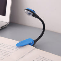 2Pcs Flexible Clip-On Reading Book Lamp