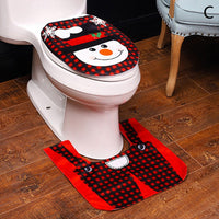 Christmas Toilet Decoration Set