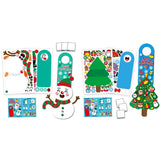 2Pcs Christmas DIY Door Hanger