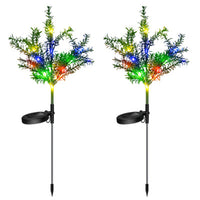 Christmas Decorative Trees Solar Powered Lights for Garden