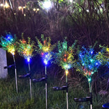 Christmas Decorative Trees Solar Powered Lights for Garden