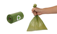 10 Pcs Biodegradable Pet Poop Bags With Garbage Bag Dispenser