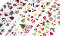 10 Rolls Christmas Nail Transfer Stickers