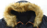 Men's Faux Fur Hooded Padded Jacket