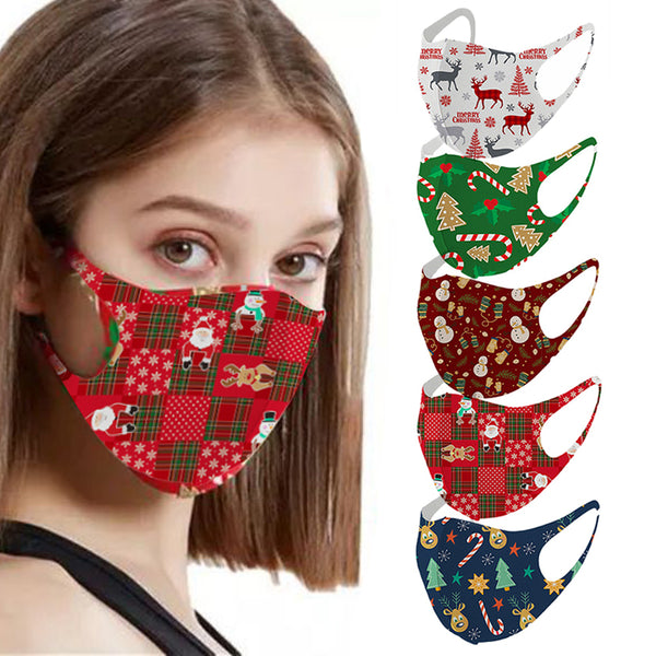 Christmas Themed Washable Face Masks