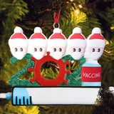 2Pcs Personalised 2021 Christmas Tree Ornament