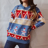 Women's Christmas Knitted Long Sleeve Pullover Sweaters