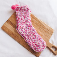 3 Pairs Coral Velvet Socks