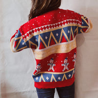 Women's Christmas Knitted Long Sleeve Pullover Sweaters