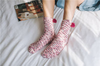 3 Pairs Coral Velvet Socks