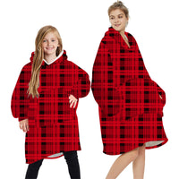 Adult & Kid's Oversized Hoodie Blanket Sweatshirt