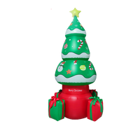 Christmas Party Blow Up Inflatable Christmas Tree for Outdoor Yard Garden Lawn Decor Inflatable Christmas Tree with Led Lights